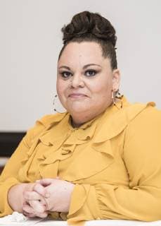 November 28, 2017 - Hollywood, California, U.S. - American Singer Actress KEALA SETTLE promotes the movie The Greatest Showman in Hollywood. Hollywood U.S. - ZUMAg203 20171128_zap_g203_126 Copyright: xArmandoxGallox