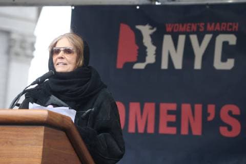 Berühmte Feministinnen, Gloria Steinem January 19, 2019 - New York, NY, USA - January 19, 2019 - Women s Ralley In Foley Square. Gloria Steinem spoke at the rally. ..NYC PAPERS OUT! New York USA - ZUMAh16_ 20190119_zaf_h16_100 Copyright: xDanxHerrickx