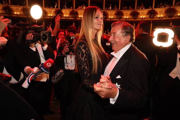 Opera Ball Vienna Opera 28 02 2019 Richard LUGNER Elle MacPHERSON