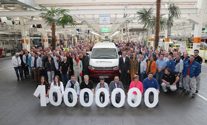 Hanover VWN 10 millionth vehicle rolls off the T6 Caravelle belt VWN donates to the Hanover Childrens Hospital Foundation On the Bult