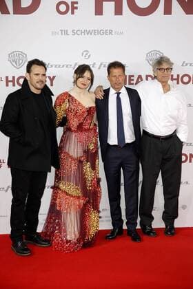Matt Dillon Emily Mortimer Til Schweiger and Eric Roberts at the Head Full of Honey Film Premiere on 12 03 2019 in Berlin Head Full of Honey Film Premiere in Berlin