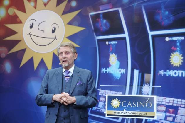 220219 Hall Saale Saxony Anhalt K K new Merkur casinos Saxony Anhalt casino opening Paul Gauselmann Gauselmann AG