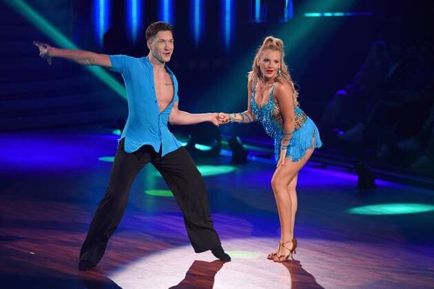 Evelyn Burdecki Evgeny Vinokurov during the 2 Lets Dance RTL live show at the MMC Studios in Cologne on 22 03 2019