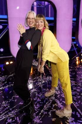 Stefanie Heinzmann and Mieze Katz at the finale of the 11 season of the KiKA Casting Show Dein Song at the MMC Studios Cologne 22 03 2019 Foto:xC.xHardtx xFuturexImage