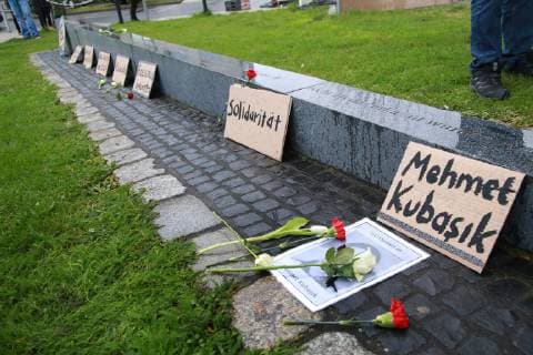 04 04 2019 Dortmund On 4 April 2006 the Dortmund citizen Mehmet Kubasik was insidiously murdered by right-wing extremists in his kiosk on Mallinckrodtstrasse His death this
