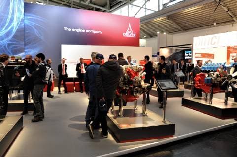 Deutz Engine Company stand at the bauma abbreviation for construction machinery the worlds leading trade fair for construction vehicles and equipment in Munich Deutz AG is a listed German manufacturer of diesel engines, gas engines and electrified engines founded in 1864 based in Cologne, Germany