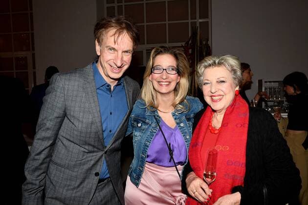Ingolf Lück l r Yvonne Willicks and Marie Luise Marjan at the meeting of the television industry WDR Treff on 11 04 2019 in Cologne