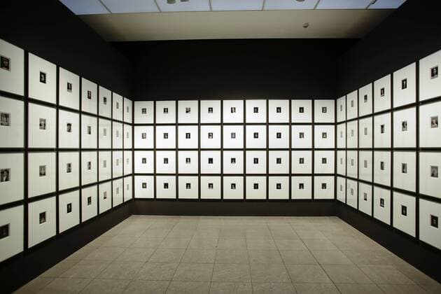 25 04 2019 Berlin Germany Press preview of the exhibition Andreas Muehe Mischpoche at the Hamburger Bahnhof Museum für Gegenwart Ð Berlin In two large-format photograp