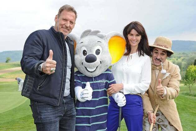 Europa Park Eagles Charity Golfcup Ralf Moeller and Miriam Mack on the occasion of the Europa Park Eagles Charity Golfcup on 06 05 2019 at the Golfclub Breisgau in Herbolzheim Tutschfelden 20190506MWI06529