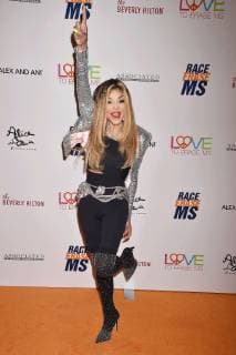 Latoya Jackson at the Race to Erase MS Gala on 10 05 2019 in Beverly Hills Los Angeles Race to Erase MS Gala 2019 Beverly Hills Los Angeles