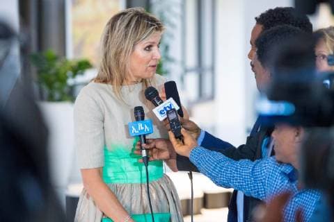 15-05-2019 Addis Queen Maxima visiting Ethiopian prime minister Abiy Ahmed during her visit to Ethiopia, as UN Special Envoy for Inclusive Financing in Ethiopie.  Copyright: xPPEx