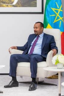 15-05-2019 Addis Queen Maxima visiting Ethiopian prime minister Abiy Ahmed during her visit to Ethiopia, as UN Special Envoy for Inclusive Financing in Ethiopie.  Copyright: xPPEx