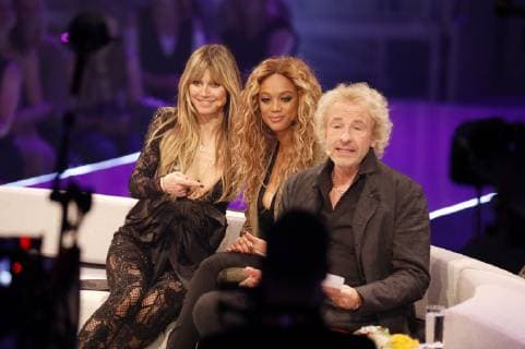 Heidi Klum, Tyra Banks and Thomas Gottschalk in the TV Show Germany s Next Topmodel by Heidi Klum 2019 in the ISS Dome Düsseldorf, 23 05 2019 Foto:xC.xHardtx xFuturexImage