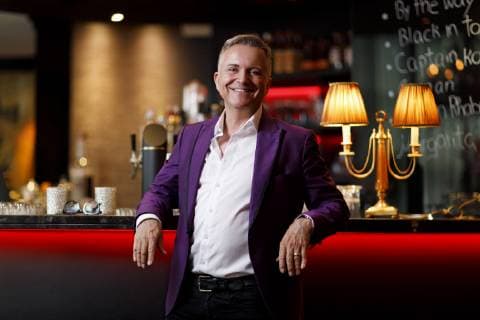 Jörg Knör at an exclusive photo shooting on the occasion of his program The Century Show at the Savoy Hotel Cologne, 08 06 2019 Foto:xC.xHardtx xFuturexImage