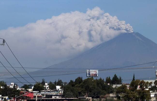 June 9, 2019 EUM20190609SOC04 JPG PUEBLA, Pue VolcanoVolcan Popocatepetl Aspects of smoking emitted by Popocatepetl volcano, Sunday 9 June 2019 Photo Agency EL UNIVERSALEELG  - ZUMAu78_ 20190609_zaf_u78_024 Copyright: xElxUniversalx