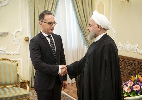 German Foreign Minister Heiko Maas, SPD, meets the President of Iran, Hassan Rohani, in Tehran, Iran 10 06 2019 Tehran Iran Copyright: xThomasxKoehler photothek.netx