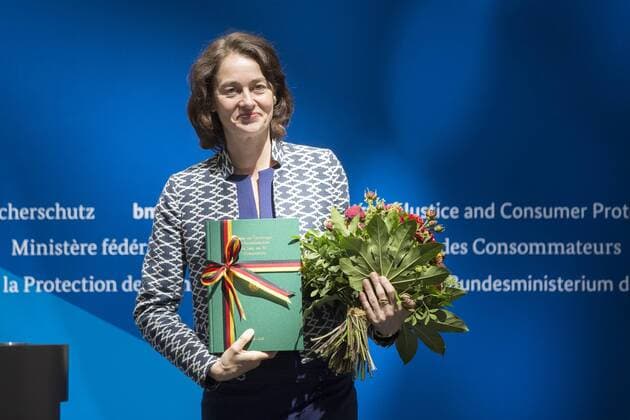 Katarina Barley, former Federal Minister a D , admitted at the handover of office at the Federal Ministry of Justice and Consumer Protection in Berlin, 27 06 2019 Berlin Germany Copyright: xFlorianxGaertner photothek.netx