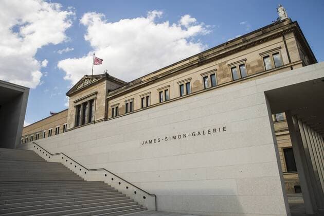Outside view of the James Simon Galerie in Berlin on 1 July 2019 Press preview James Simon Galerie in Berlin
