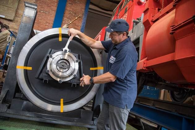 Economy Deutsche Bahn 3D printing Spare parts Deutsche Bahn is printing safety-relevant metal spare parts for the first time using the 3D printing process On Wednesday, 10 July 2019, Deutsche Bahn will be presenting some of these safety-relevant spare parts in Berlin Deutsche Bahn will be using this technology to reduce