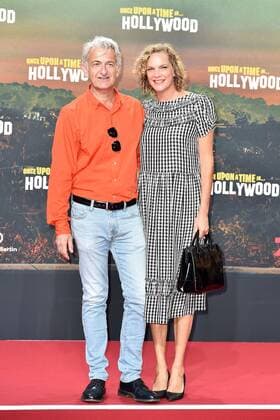 Dominic Raacke and Alexandra Rohleder at the Once Upon A Time In Hollywood Film Premiere on 1 08 2019 in Berlin Once Upon A Time In Hollywood Film Premiere in Berlin