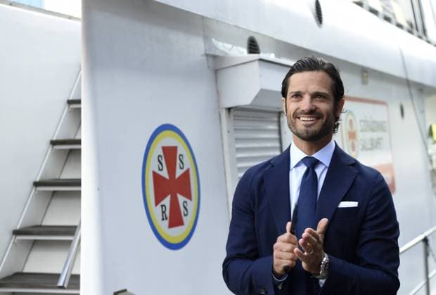 STOCKHOLM 20190814 Prince Carl Philip during the inauguration of a sea rescue station in Stockholm, Sweden STOCKHOLM Sweden x10060x,  Copyright: xHenrikxMontgomery TTx PRINS CARL PHILIP
