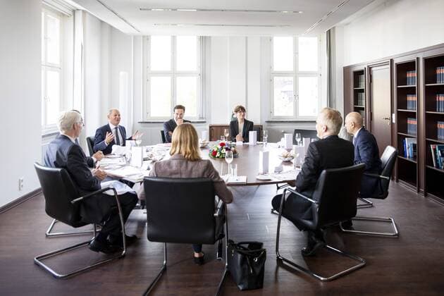 Federal Finance Minister Olaf Scholz, SPD, meets Sajid Javid, Finance Minister of Great Britain, for talks Berlin, 16 08 2019 Berlin Germany Copyright: xJaninexSchmitz photothek.netx