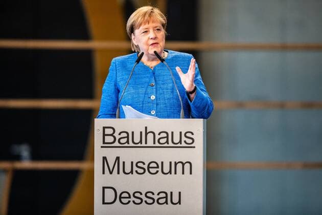 Speech by Angela Merkel Chancellor of Germany during the inauguration of the Bauhaus Museum Dessau at the Bauhaus Museum Dessau on 8 September 2019 in Dessau Rosslau, Saxony Anhalt, Germany