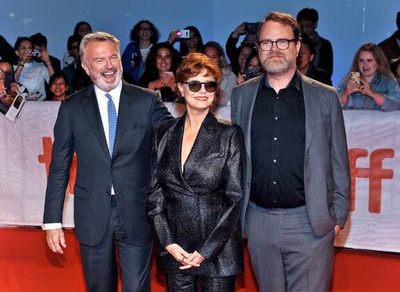 06 September 2019 - Toronto, Ontario Canada - Sam Neill, Susan Sarandon, Rainn Wilson. 2019 Toronto International Film Festival - Blackbird Premiere held at Roy Thomson Hall. Photo Credit: Brent Perniac AdMedia 244729 2019-09-06 Ontario Toronto Canada  Copyright: xAdMediax STAR_244729_008