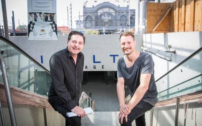 Bridal fashion salesman Uwe Herrmann and his son Philipp move their shop Wedding Fashion Dresden to Vienna Square