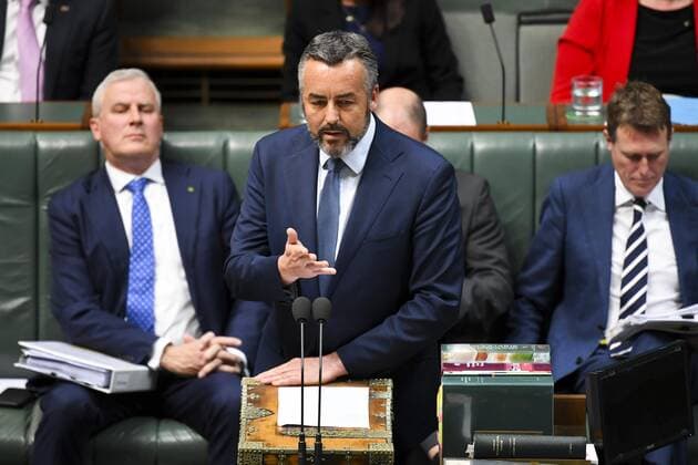 QUESTION TIME, Australian Veterans Affairs Minister Darren Chester speaks during House of Representatives Question Time at Parliament House in Canberra, Wednesday, September 18, 2019. ( NO ARCHIVING, EDITORIAL USE ONLY, NO USE IN BOOKS WITHOUT CONSENT CANBERRA ACT AUSTRALIA  Copyright: xLUKASxCOCHx 20190918001420365590