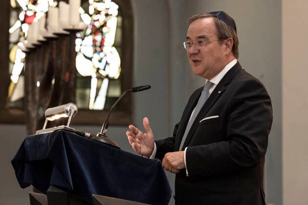 Fiftieth Anniversary of the Inauguration of the Cologne Synagogue On 20 September 2019, the Prime Minister of North Rhine-Westphalia, Armin Laschet, will give his address with Kippa to celebrate the 50th Anniversary of the Inauguration of the Cologne Synagogue North Rhine-Westphalia Germany