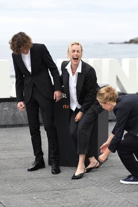 Ilja Monti, Nina Hoss and Ina Weisse at the Photocall to The Prelude at the 67th International Film Festival San Sebastian Festival Internacional de Cine de San Sebastian at the Kursaal Terasse San Sebastian, 22 09 2019 Foto:xC.xNiehausx xFuturexImage