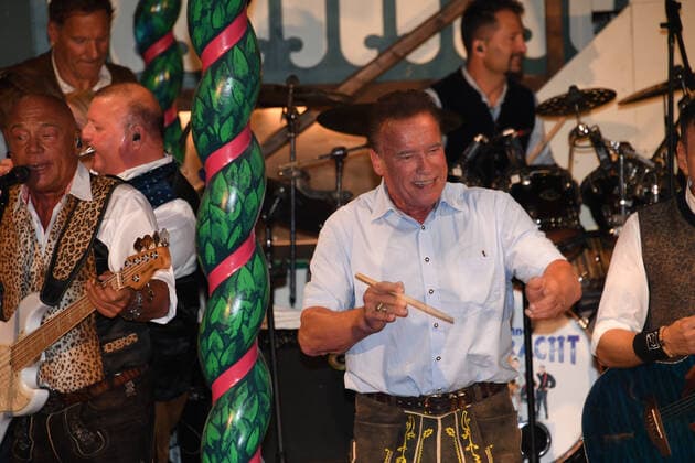 Arnold Schwarzenegger Wies n 2019 tents 2 days Oktoberfest 2019 Theresienwiese Munich 22 September 2019