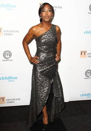 September 26, 2019, London, United Kingdom: Anjellica Bell attends The Childline Ball 2019 partnered with MasterChef for this year s theme at Old Billingsgate in London. London United Kingdom - ZUMAs197 20190926_zaa_s197_139 Copyright: xKeithxMayhewx