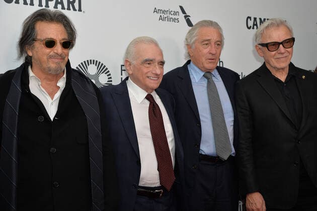 September 27, 2019, New York, NY, USA September 27, 2019 New York City Al Pacino, Martin Scorsese, Robert De Niro and Harvey Keitel attending arrivals for The Irishman film premiere and opening night of 57th New York Film Festival on September 27, 2019 in New York City New York USA  - ZUMAny1_ 20190927_zaf_ny1_069 Copyright: xKristinxCallahanx