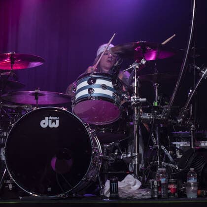 September 26, 2019, Los Angeles, California, USA: STIX ZADINIA of Steel Panther at the Whisky a Go Go in West Hollywood, California, celebrating the release of their fifth studio album, Heavy Metal Rules Los Angeles USA - ZUMAs247 20190926_zmp_s247_010 Copyright: xCharliexSteffensx