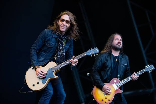 June 12, 2019, Belfast, Antrim, United Kingdom: Blueberry Smoke performs in support set of Slash at Belsonic 2019 in Belfast. Belfast United Kingdom - ZUMAs197 20190612_zab_s197_078 Copyright: xConorxKinahanx