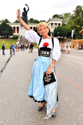 Uschi Glass Mercedes Benz Ladies Wiesn 2019 Beetle Wiesn Tavern Oktoberfest 2019 Wies n Tents Munich 02 October 2019