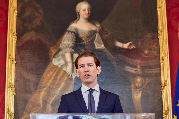 Vienna 07 10 2019 Federal President Alexander Van der Bellen today appointed former Federal Chancellor Sebastian Kurz ÖVP with the formation of a new gov