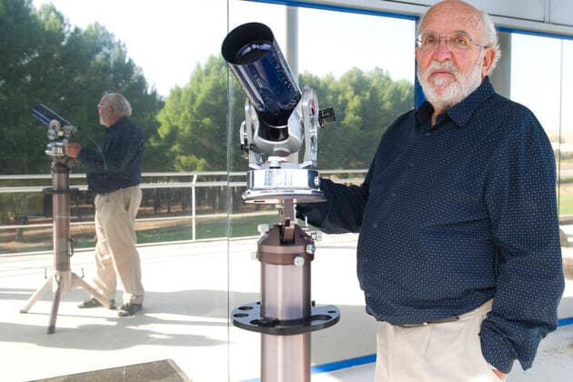 Michel Mayor at a press event on the occasion of his Nobel Prize in Physics at the Astrobiology Center Torrejon de Ardoz, 09 10 2019 Michel Mayor  Foto:xDyDxFotografosx xFuturexImage