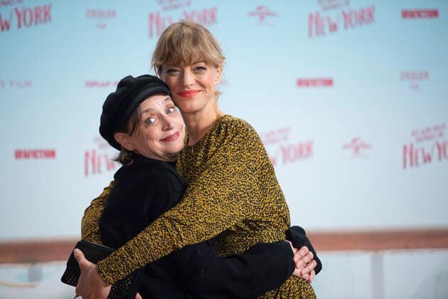 from the left the actresses Katharina THALBACH, and Heike MAKATSCH, Red Carpet, Red Carpet Show, Arrival, arrival, premiere for the movie I WAS NOCH NIEMALS IN NEW YORK, on 09 10 2019 in Cologne,