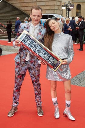 Konstantin Reinfeld and Haiyti Award of the Opus Klassik 2019 in the Konzerthaus am Gendarmenmarkt in Berlin on 13 10 2019 Opus Klassik 2019