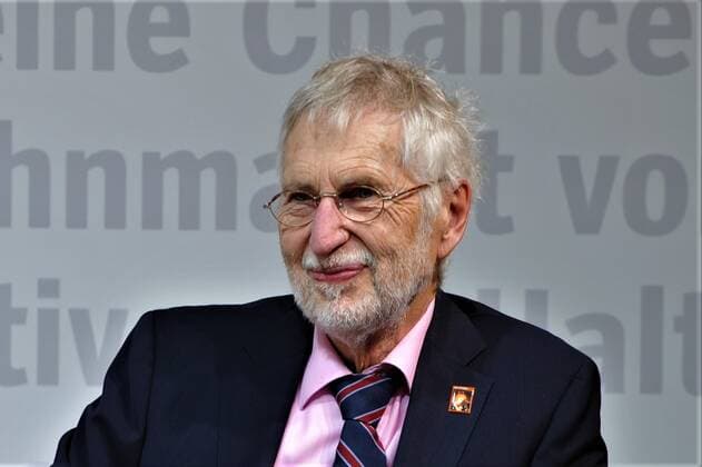 Frankfurt Book Fair, from 16 to 20 10 2019 in Frankfurt am Main Photo Volker Hage, journalist and literary critic