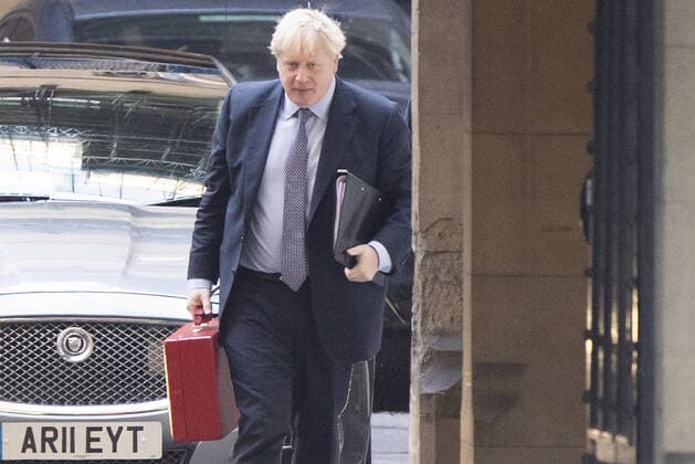 News Bilder des Tages October 19, 2019, London, London, UK: London, UK. Prime Minister Boris Johnson arrives at The Houses of Parliament ahead of todays vote on his EU Withdrawal Agreement London UK - ZUMAl94_ 20191019_zaf_l94_002 Copyright: xGeorgexCracknellxWrightx