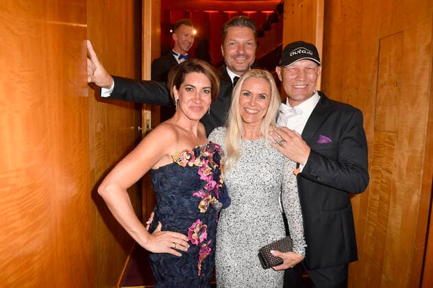 Alice Krüger, Hardy Krüger Jr , Patricia Schulz and Axel Schulz at the 25 Leipzig Opera Ball 2019 at the Leipzig Opera Leipzig, 26 10 2019 Foto:xF.xKernx xFuturexImage