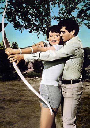 Julie Adams & Elvis Presley Characters: Vera Radford & Lonnie Beale Panhandle Kid Film: Tickle Me (USA 1965) Director: Norman Taurog 30 June 1965  Copyright: MaryxEvansxAFxArchive 12085797 editorial use only