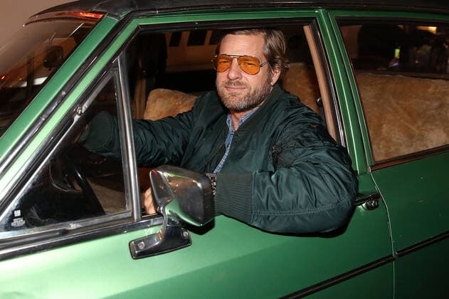 Henning Baum, the actor and leading actor of Der letzte Bulle at the stylish arrival at the Opel Diplomat B for the award of the Cinema Programme Prize NRW on 5 11 2019 in Cologne Cinema Programme Prize NRW 2019 for Mario Adorf in Cologne