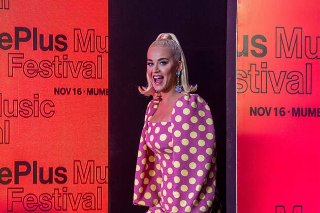Bilder des Jahres 2019, Entertainment 11 November Entertainment Themen der Woche KW46 MUMBAI, INDIA NOVEMBER 12: International Pop Singer Katy Perry during a press conference at St Regis Hotel, Lower Parel, ahead of her performance, on November 12, 2019 in Mumbai, India. Landing in India after a long gap of seven years, a rejuvenated Katy Perry shared her plans of going around the streets of Mumbai to try her hands on some local cuisine and also spilled the beans on chances of collaborating with Indian artists. On being asked if she admires any Indian artist or is looking forward to collaborating with them, Perry added, I think that?s what the research and development this week is going to be all about. I am going to some really fun party, meet some people from Bollywood, will be hearing some incredible bands. This time is all about immersing and educating myself. (Photo by Aalok Soni Hindustan Times ) In