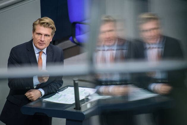 Meeting of the German Bundestag Germany, Berlin 14 11 2019 The picture shows Thomas Bareiß Parliamentary State Secretary at the Federal Ministry of Economics and Energy, CDU during the meeting of the German Bundestag Berlin Bundestag Berlin Germany