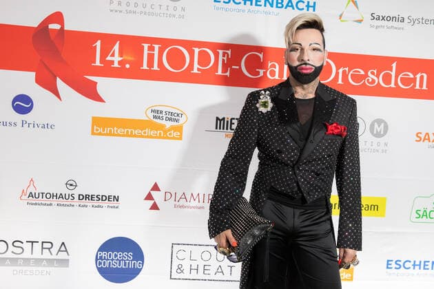 In the picture Harald Glööckler Dresden 14 HOPE Gala xChristian Esslerx